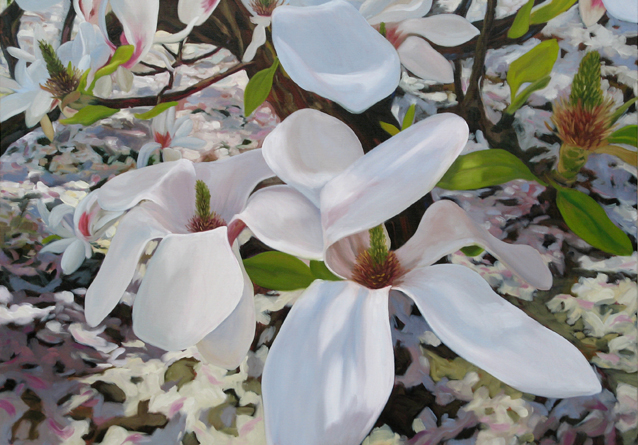 Gevallen bloembladeren